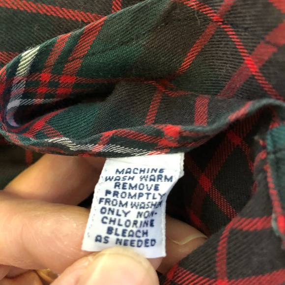 Ralph Lauren Polo Red Green Plaid Marlowe Shirt M - Picture 7 of 8